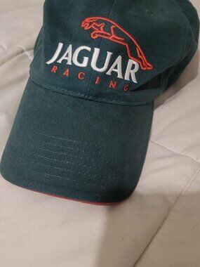 Jaguar Racing green and red cap
